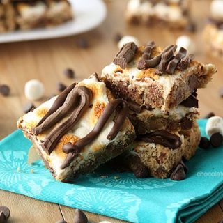 Smores Chocolate Chip Cookie Bars