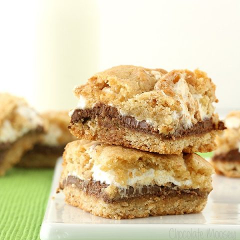 S'mores Cookie Crumb Bars