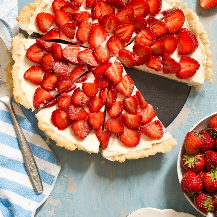 Strawberries and Cream Tart