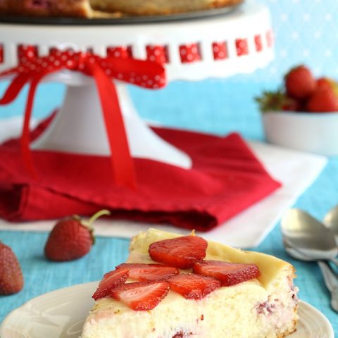 Strawberry Shortcake Cheesecake