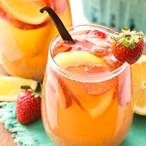 Strawberry Vanilla Sangria