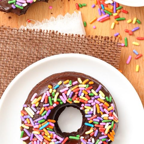 Triple Chocolate Baked Doughnuts