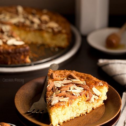 Vanilla Honey Almond Cake