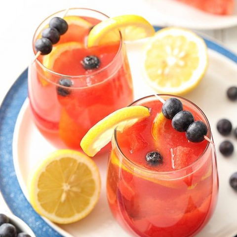 Watermelon Blueberry Sangria