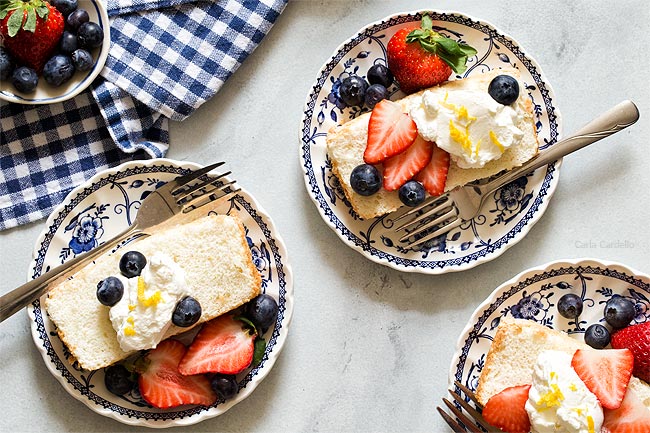 Angel Food Cake In A Loaf Pan - Homemade In The Kitchen