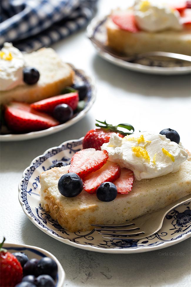 Angel Food Cake In A Loaf Pan - Homemade In The Kitchen