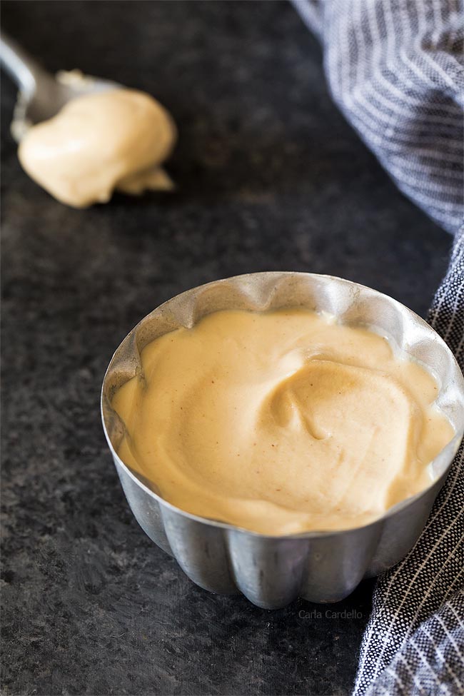 Small Batch Homemade Peanut Butter Whipped Cream from scratch