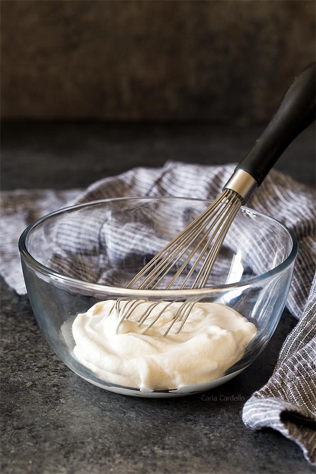 Whipping up Small Batch Homemade Whipped Cream from scratch