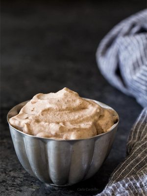 Small Batch Homemade Chocolate Whipped Cream