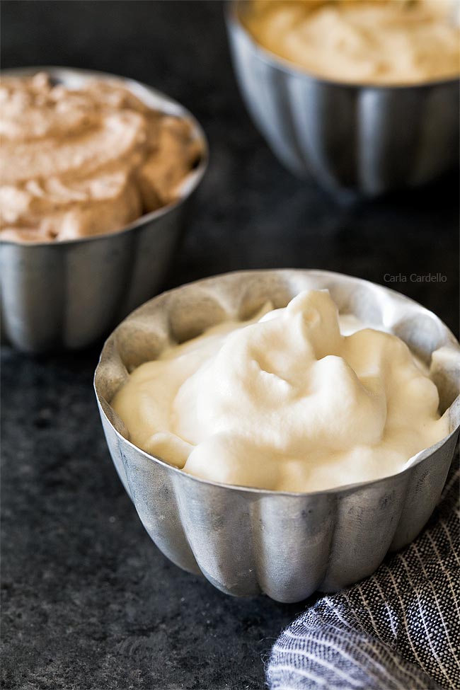 Small Batch Homemade Whipped Cream featuring chantilly, chocolate, and peanut butter