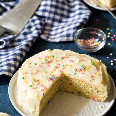 Small 6 Inch Funfetti Cake for two people
