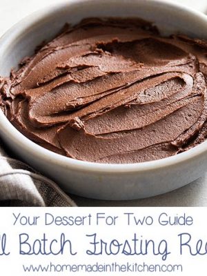 Small Batch Frosting Recipes
