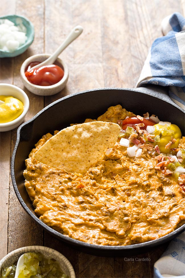 Small Batch Bacon Cheeseburger Dip