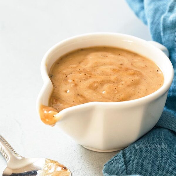 Gravy From Drippings Homemade In The Kitchen