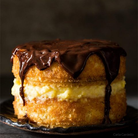 Small Boston Cream Pie (Dessert For Two)