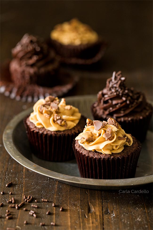 Small Batch Chocolate Cupcakes