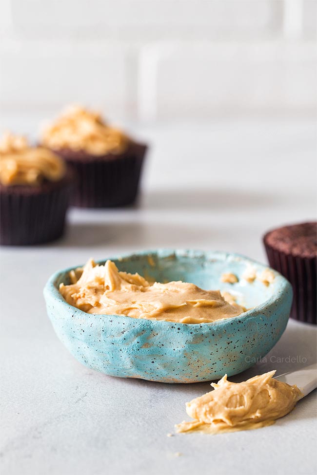 Peanut Butter Frosting For Chocolate Cupcakes