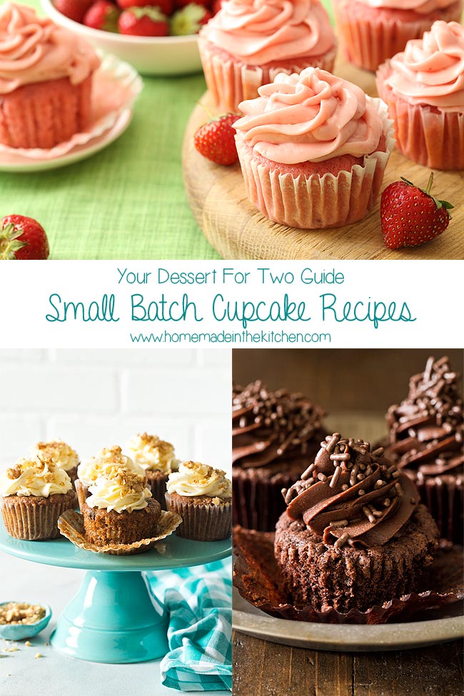 Small Batch Cupcake Recipes - Homemade In The Kitchen