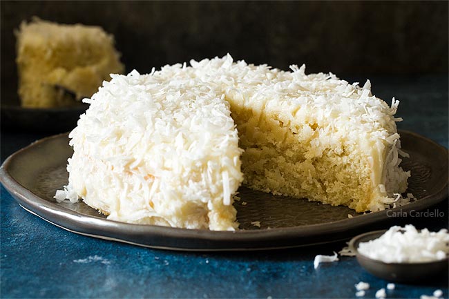 Small Coconut Cake For Two