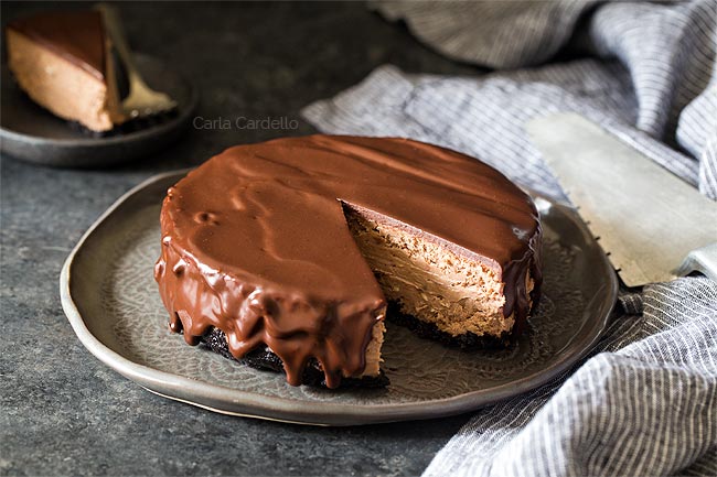 6 Inch Chocolate Cheesecake Recipe - Homemade In The Kitchen