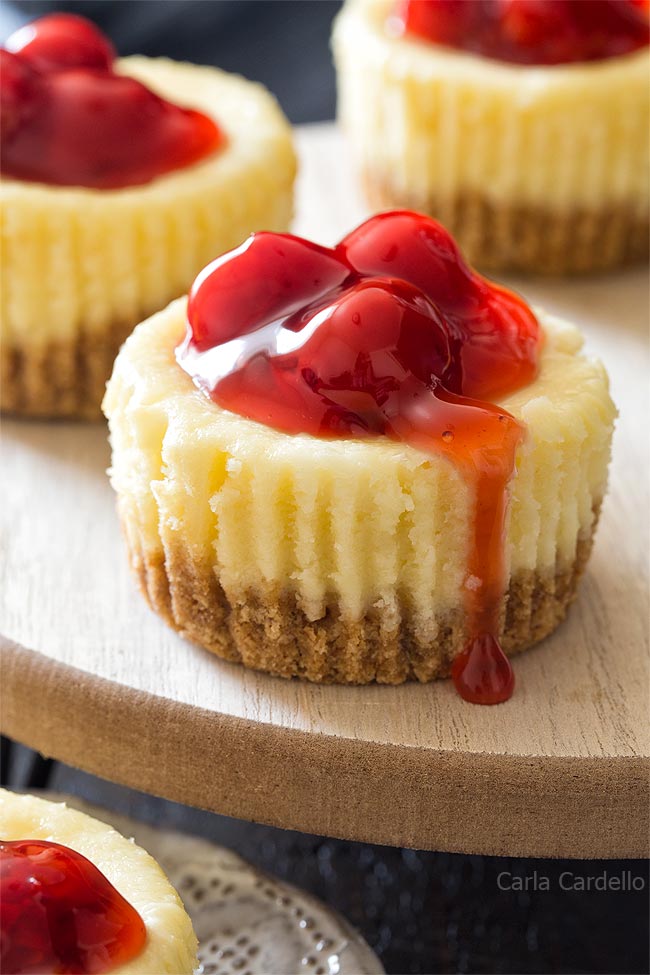 Mini Cheesecakes (in a Standard Muffin Pan) - Sally's Baking Addiction