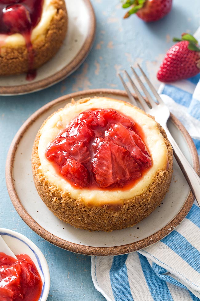 Mini Cheesecakes in Springform Pan