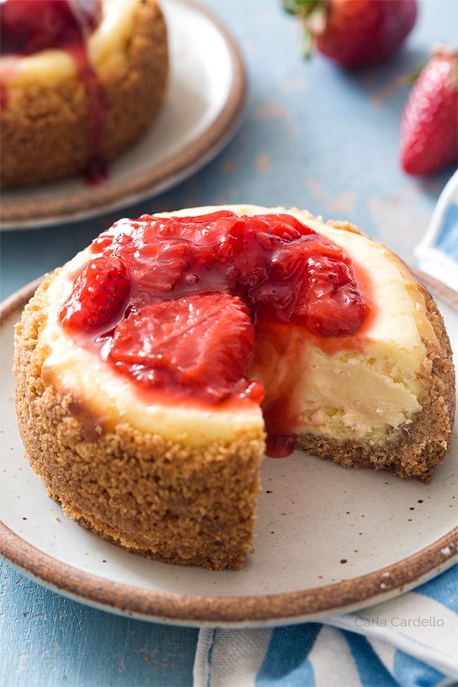 How to Adjust a Cheesecake Recipe From a Nine to 10 Inch Pan