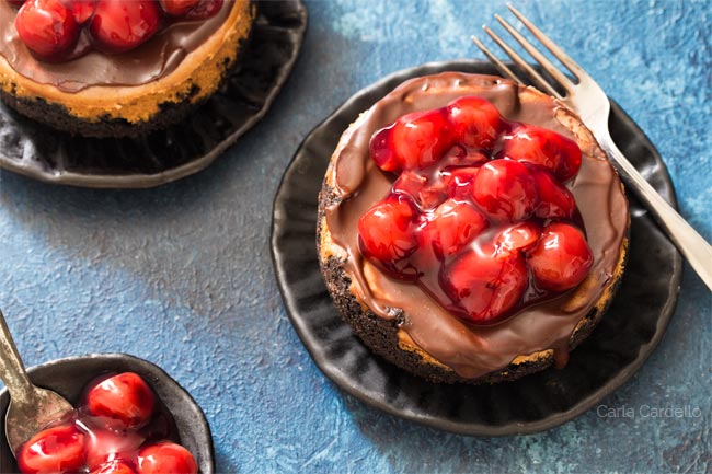 Mini Chocolate Cheesecake For Two