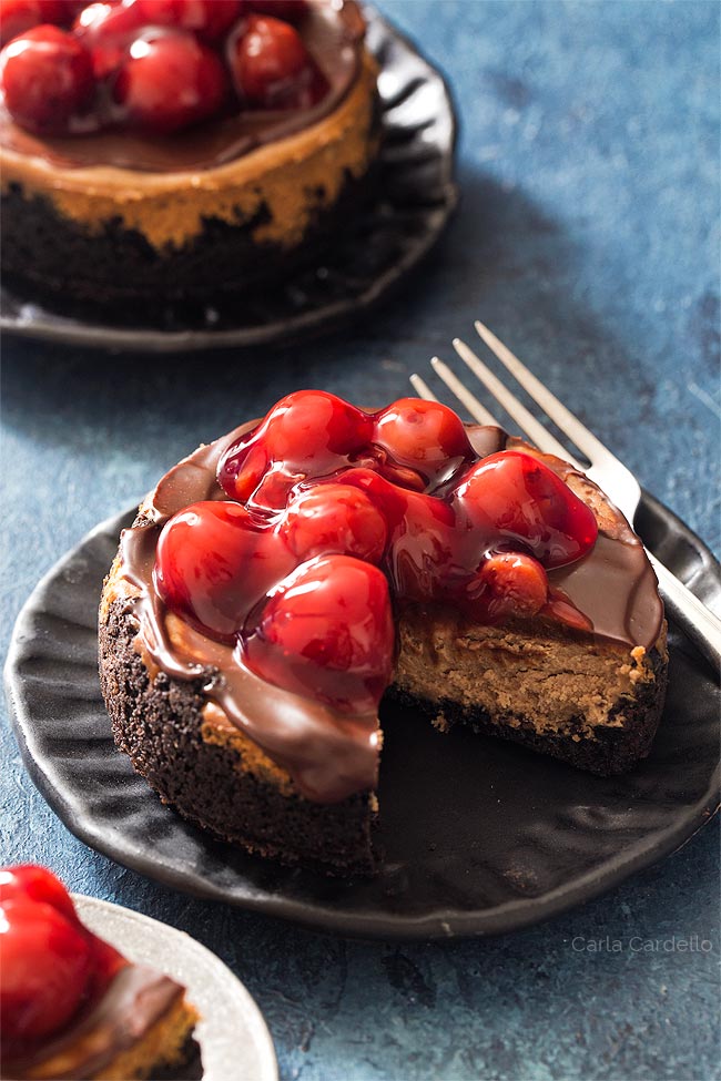 4 Inch Chocolate Cheesecake Homemade In The Kitchen