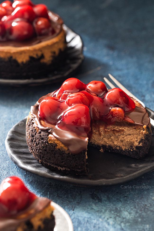 Mini Chocolate Cheesecakes