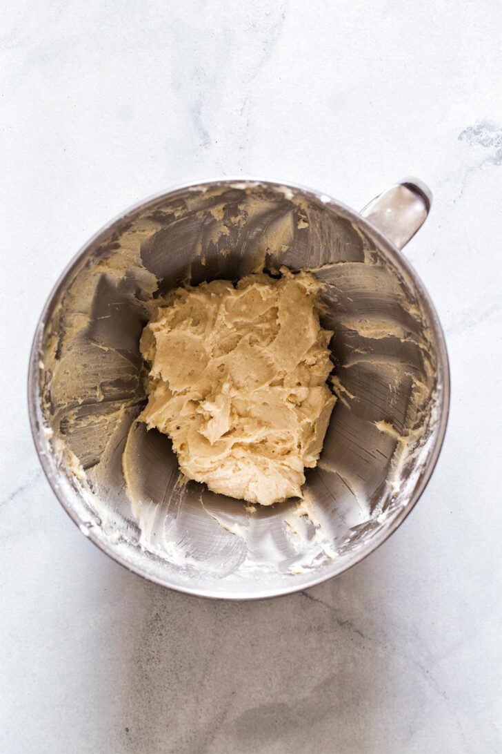 Making chocolate chip cheeseball recipe