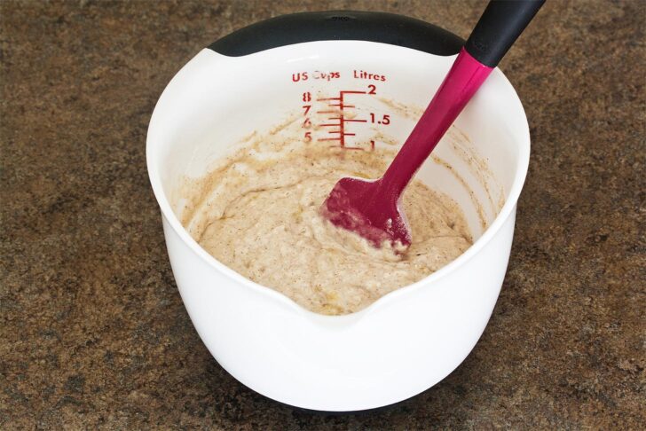 Batter for coconut banana pancakes