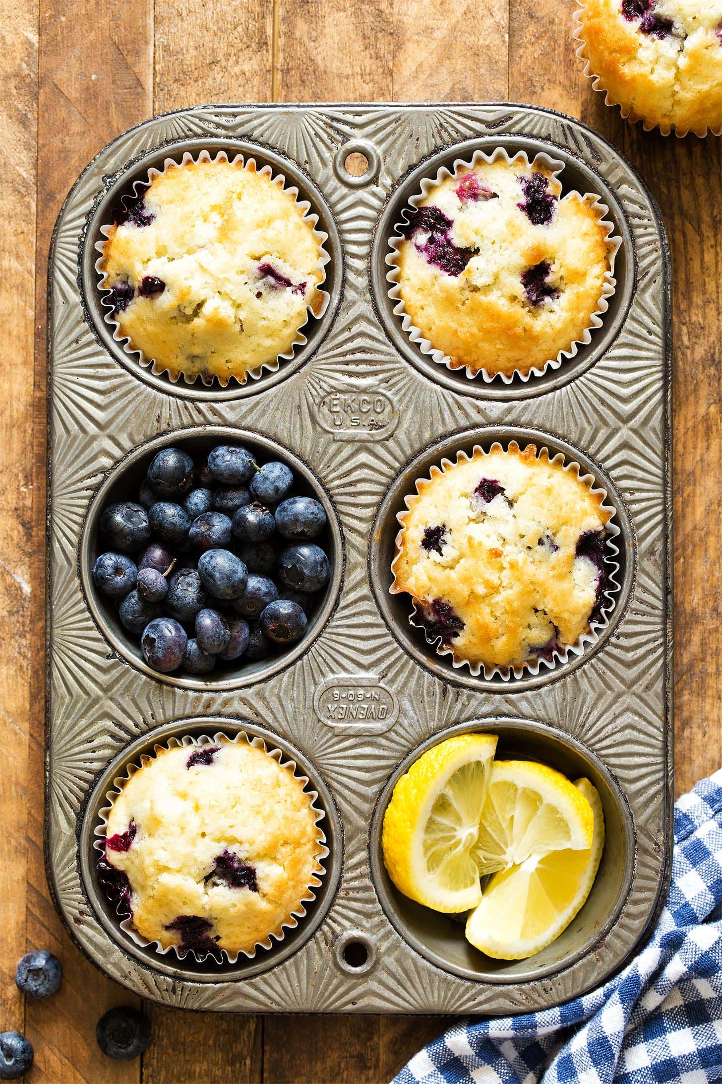 Muffins in a 6 cup muffin pan