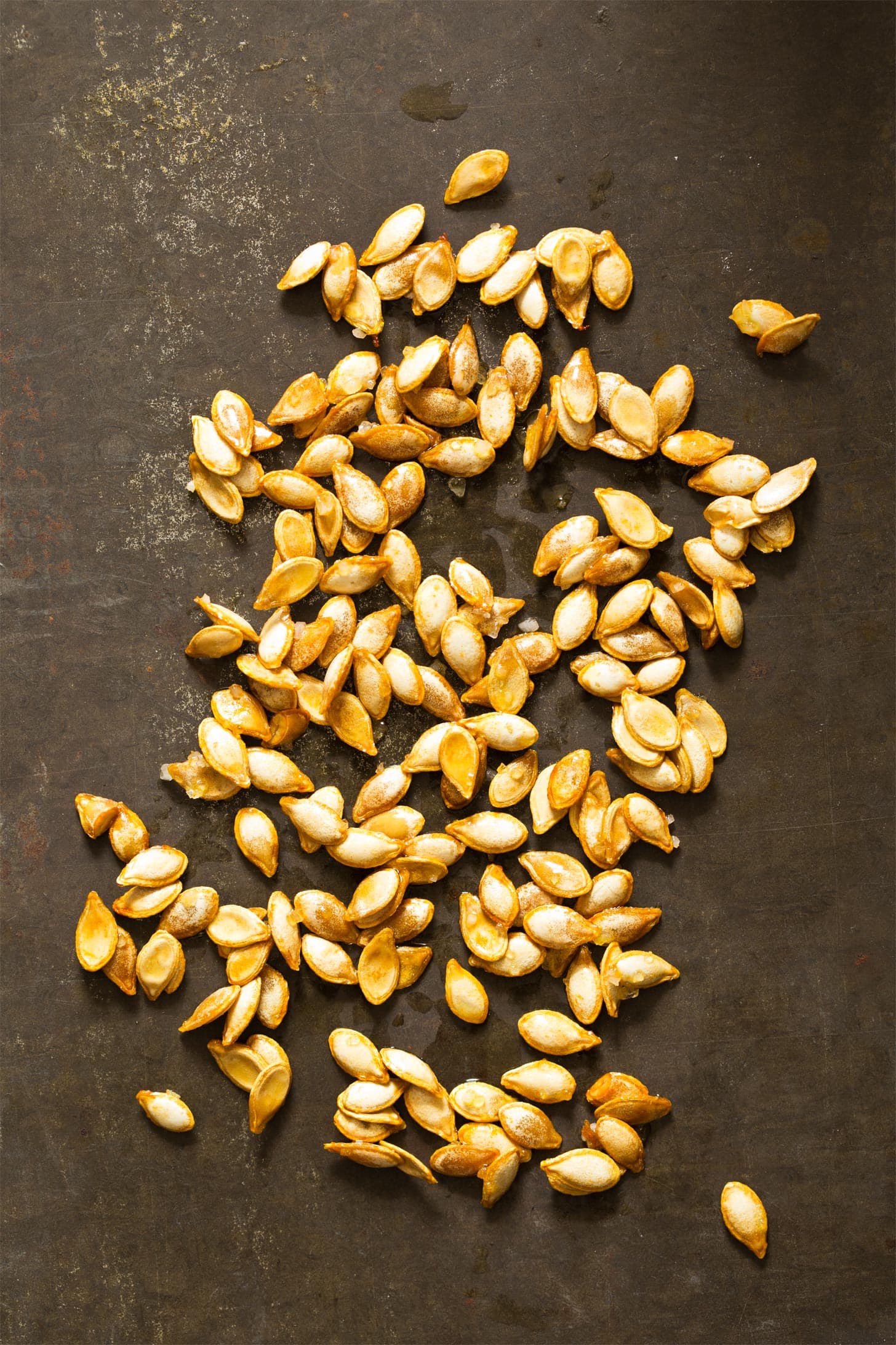 How to roast butternut squash seeds on baking tray