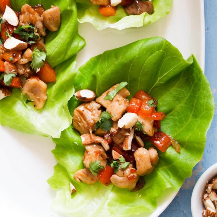 Asian Chicken Lettuce Wraps